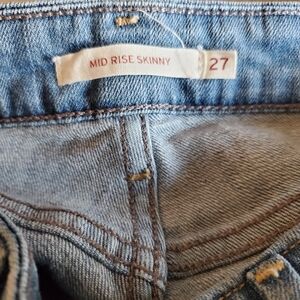 Mid Rise Skinny Jeans